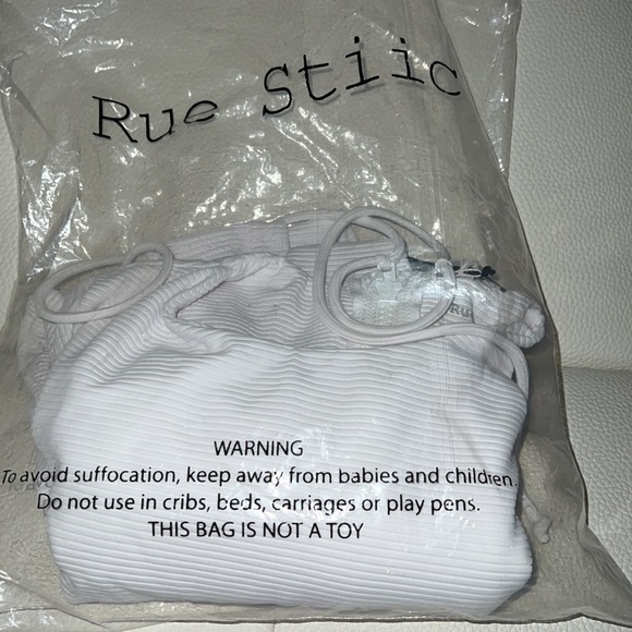 NWT RUE STIIC PENICHE RIBBED ONE PIECE SURF-SUIT M - Picture 5 of 10